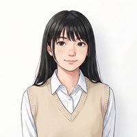 指導レビュー 高３女子 似顔絵